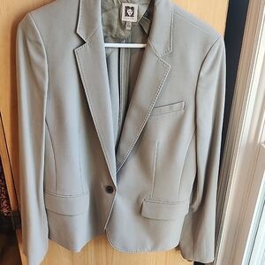 Anne Klein Women's Gray Blazer